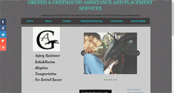 Desktop Screenshot of greyedagreyhounds.com
